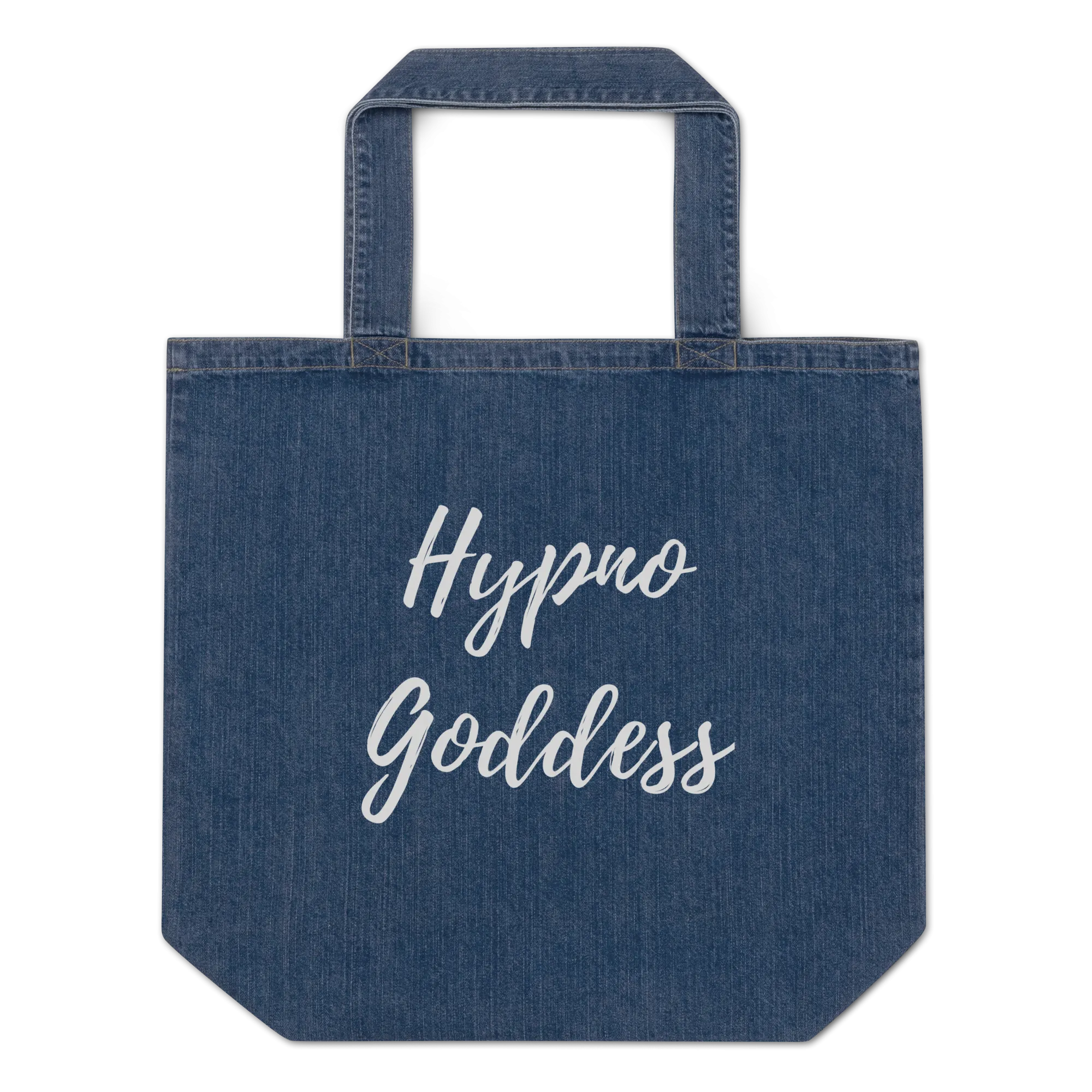 "Hypno Goddess" Organic denim tote bag