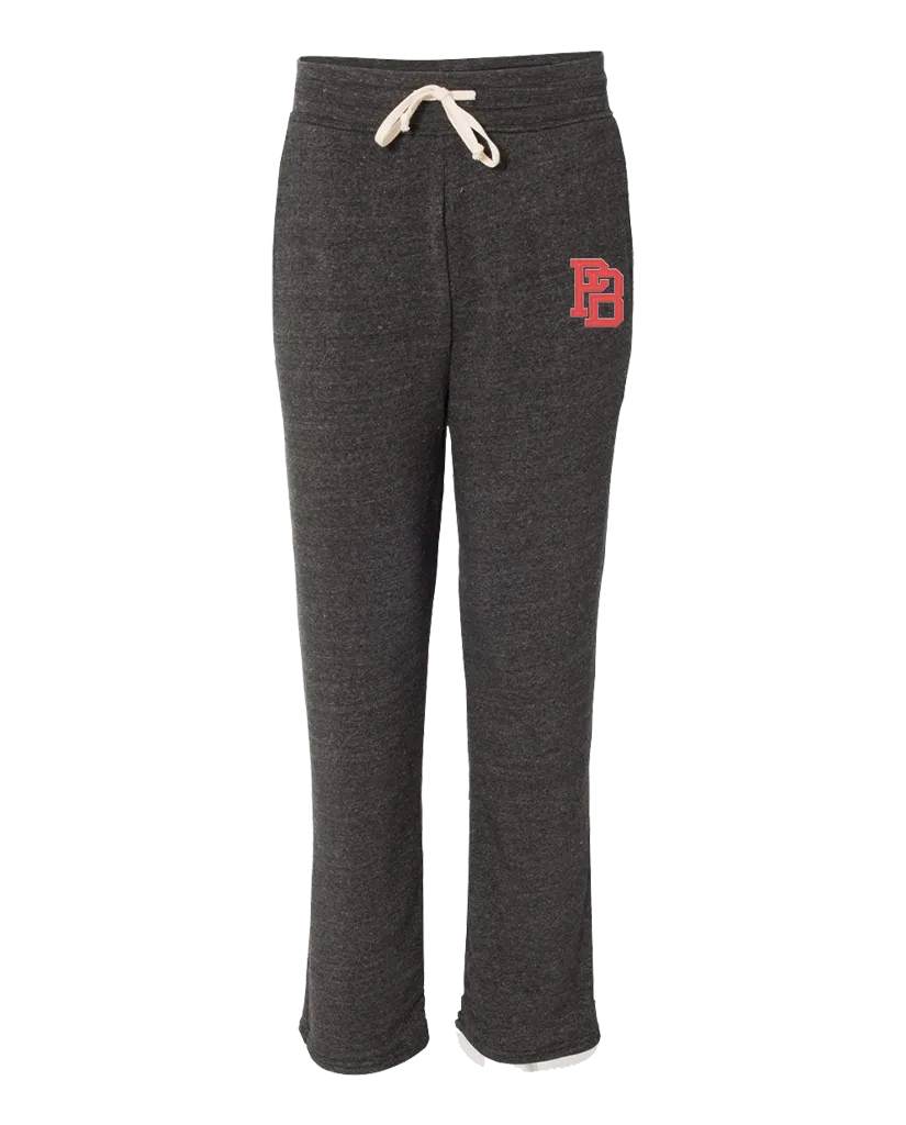 "PB MONOGRAM" Open Bottom Sweatpants