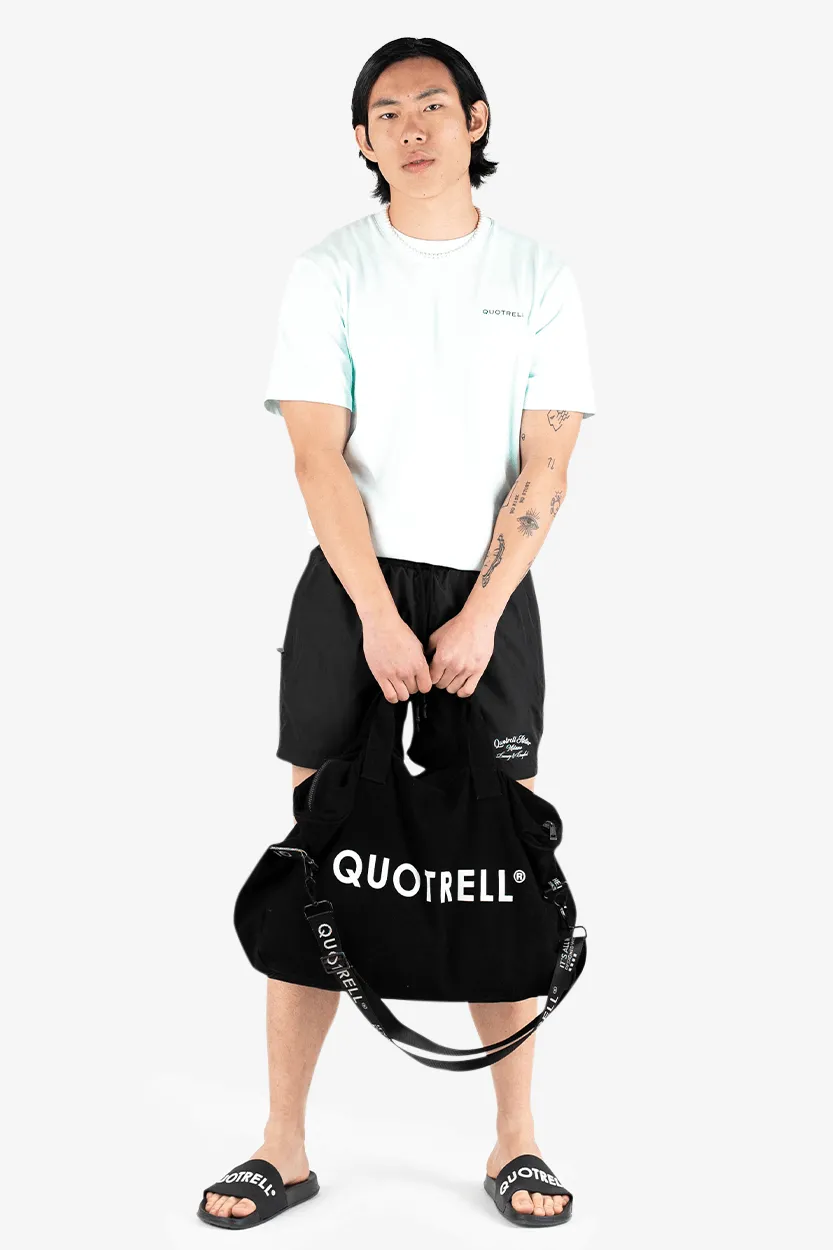 QUOTRELL TOTE BAG (oude) | BLACK/WHITE