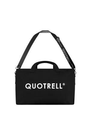QUOTRELL TOTE BAG (oude) | BLACK/WHITE
