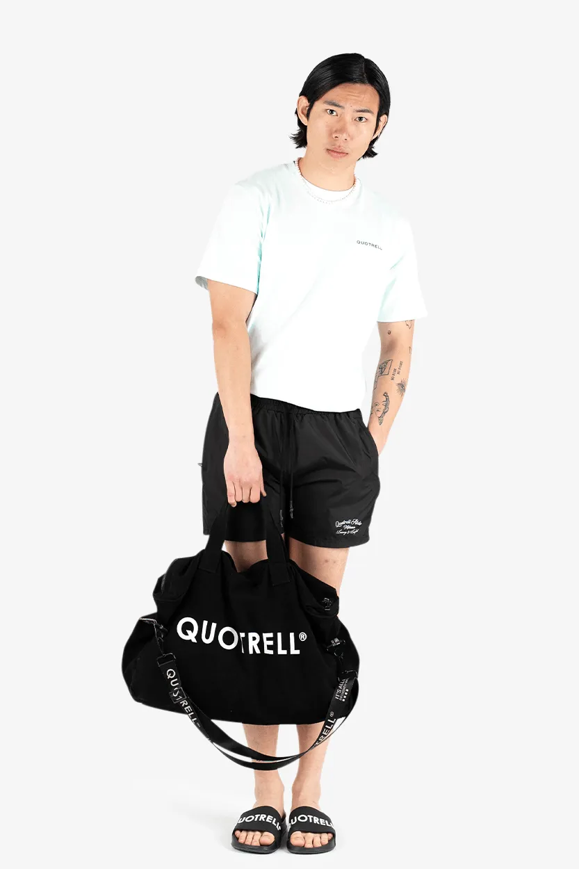 QUOTRELL TOTE BAG (oude) | BLACK/WHITE