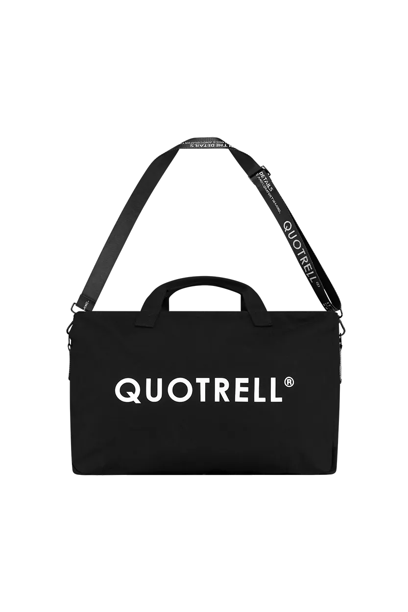 QUOTRELL TOTE BAG (oude) | BLACK/WHITE