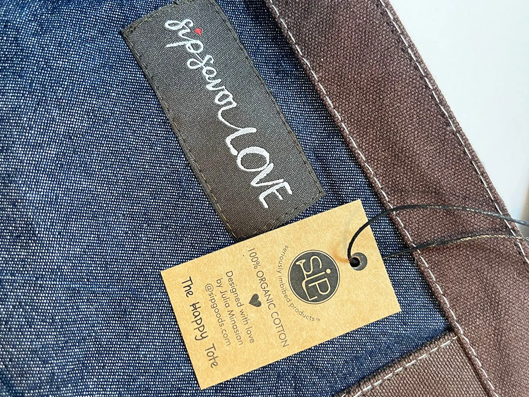 "Solstice" Denim Tote Bag