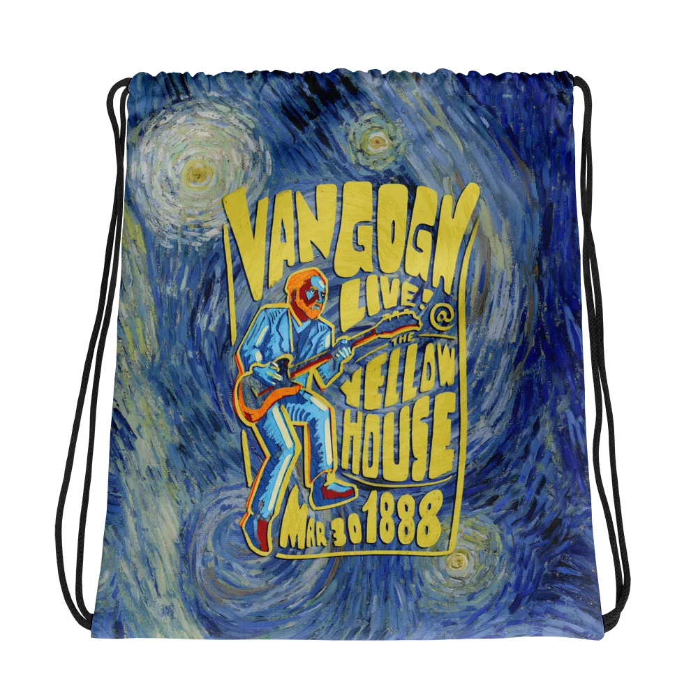 "Van Gogh Live!" Drawstring Bag