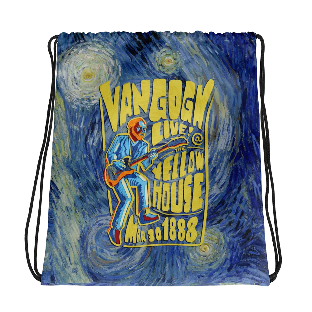 "Van Gogh Live!" Drawstring Bag