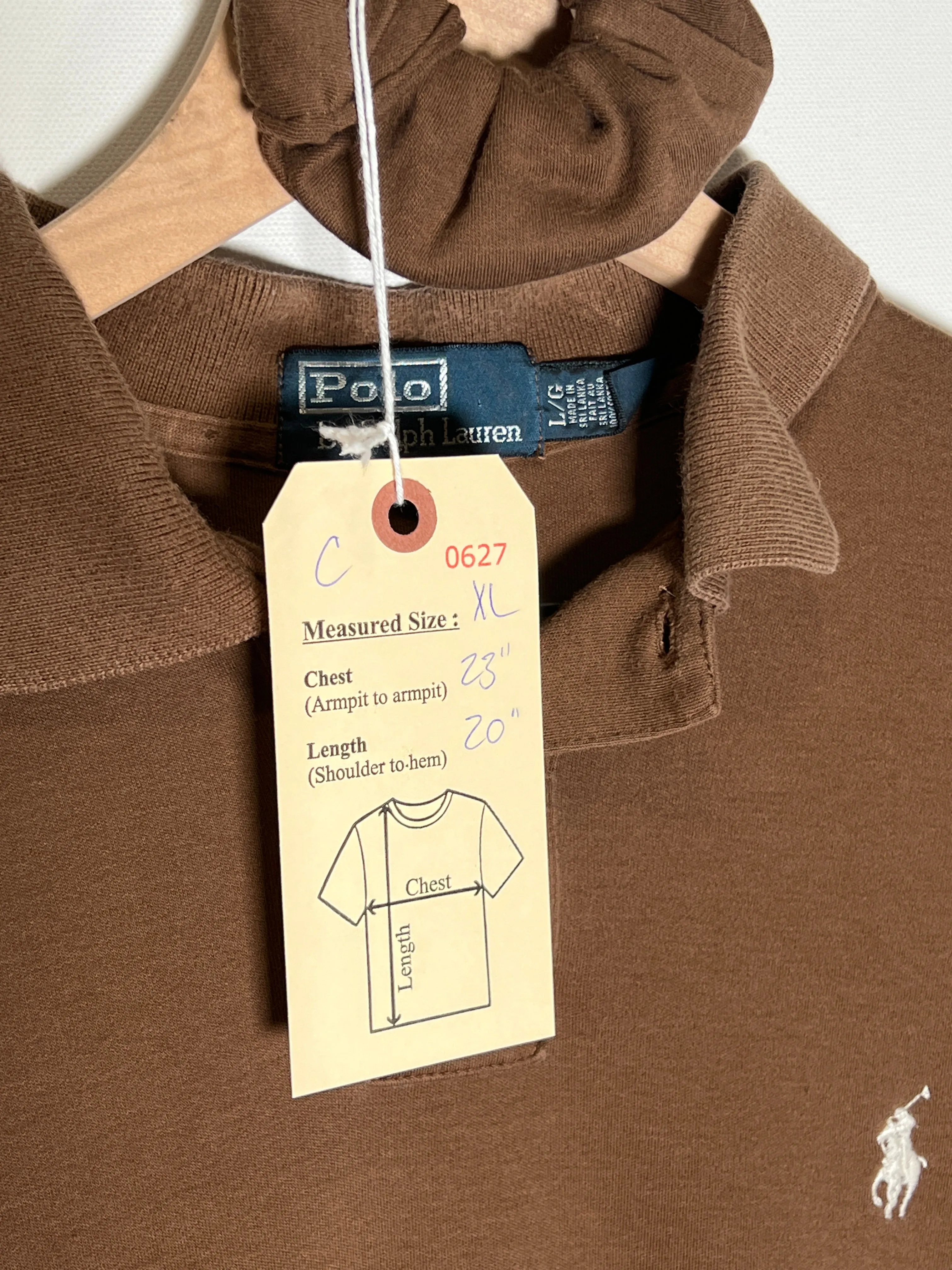 Ralph Lauren Brown Polo Crop Set (L/XL)
