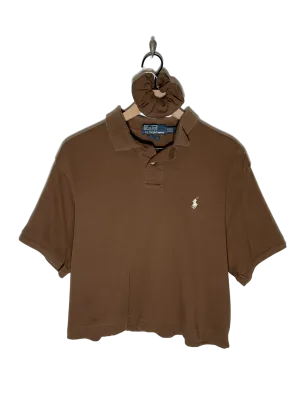 Ralph Lauren Brown Polo Crop Set (L/XL)