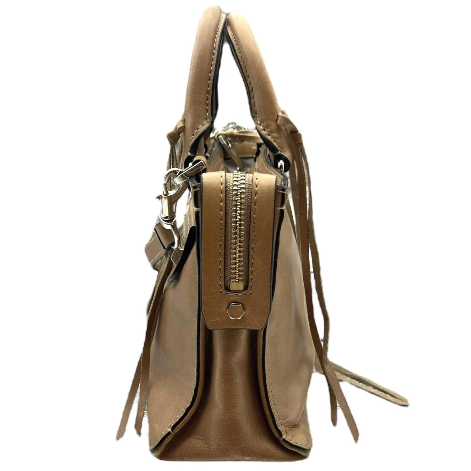 REBECCA MINKOFF Regan Satchel - Camel