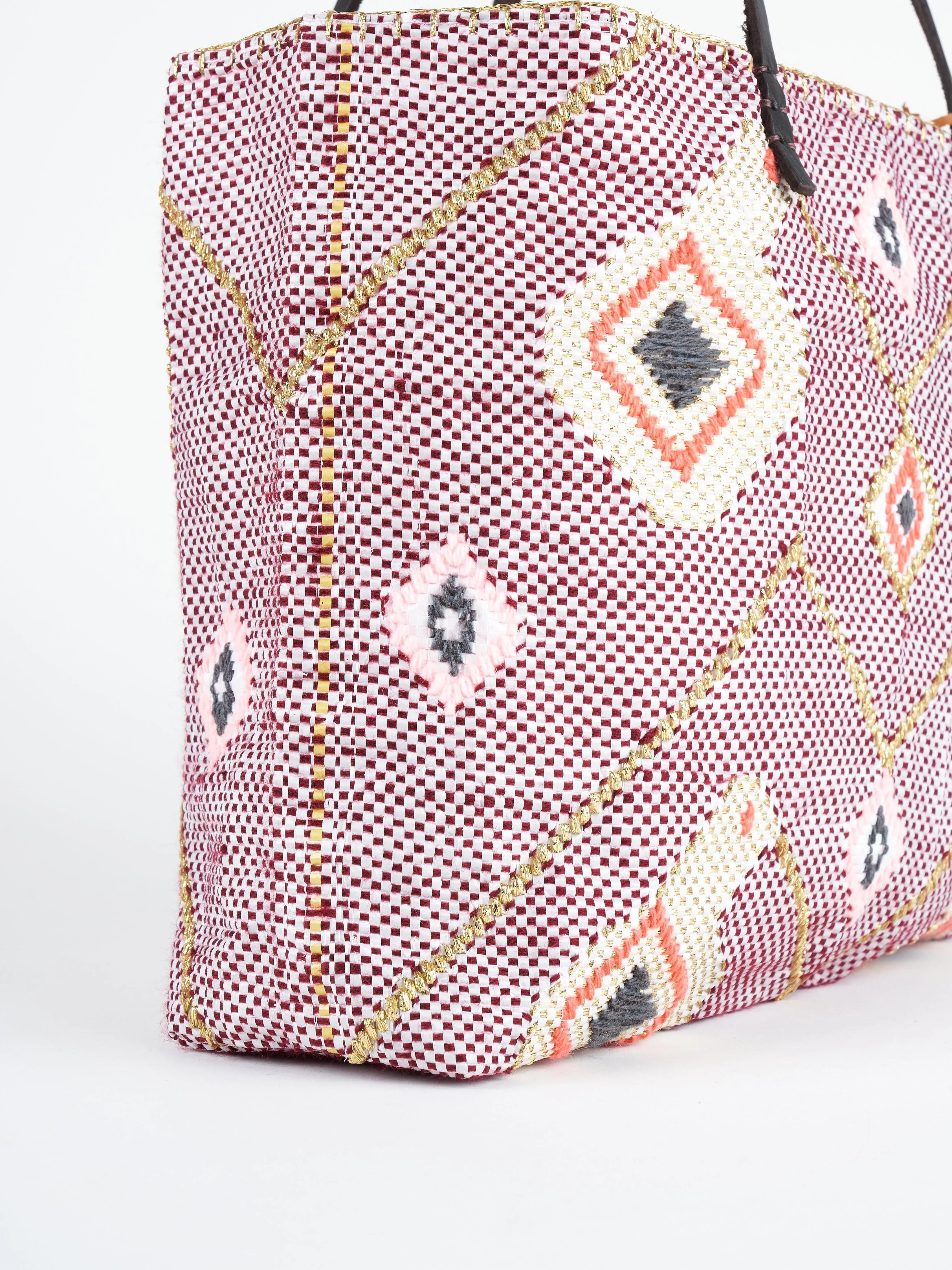 recycled bag - purple