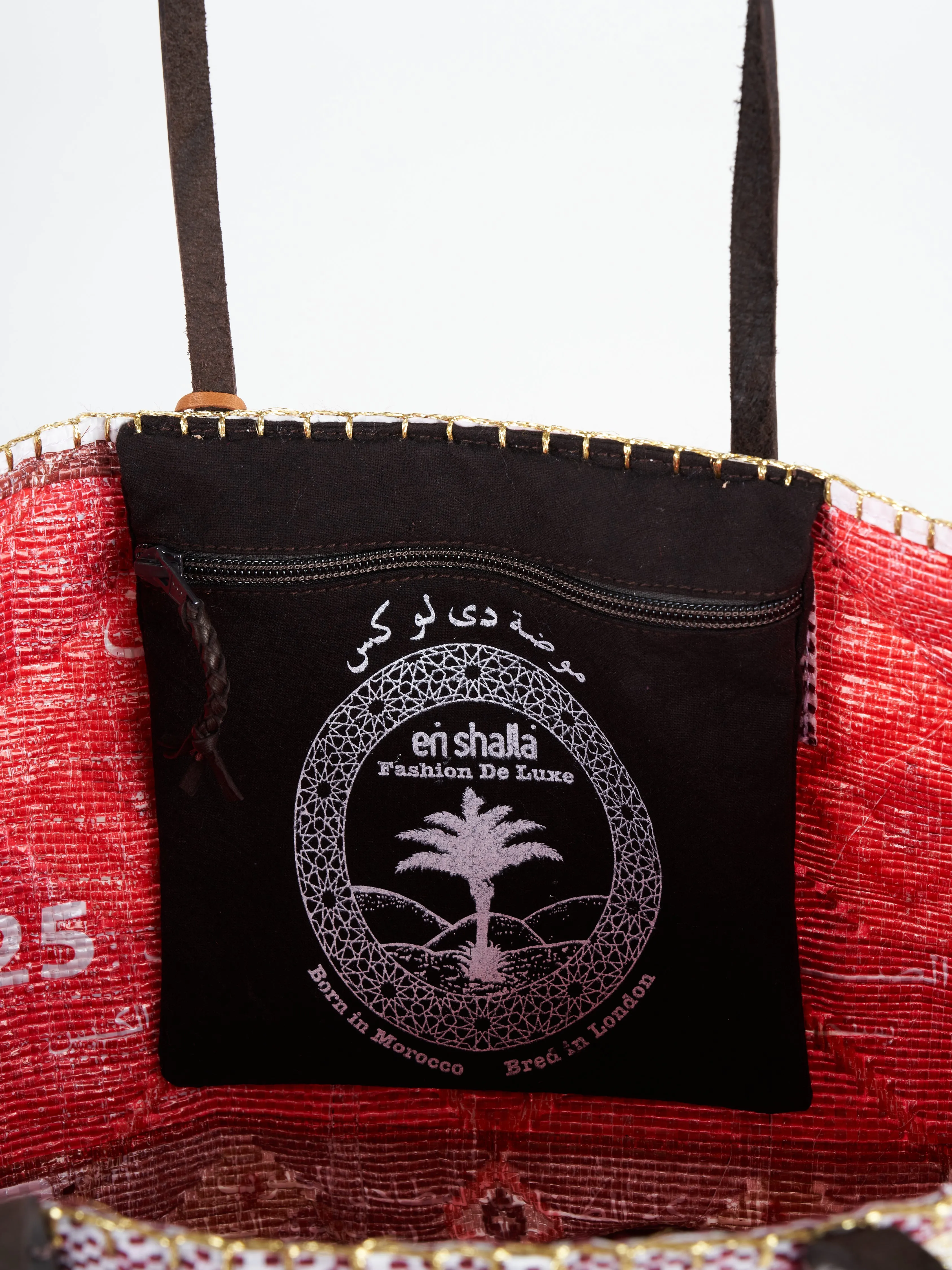 recycled bag - purple