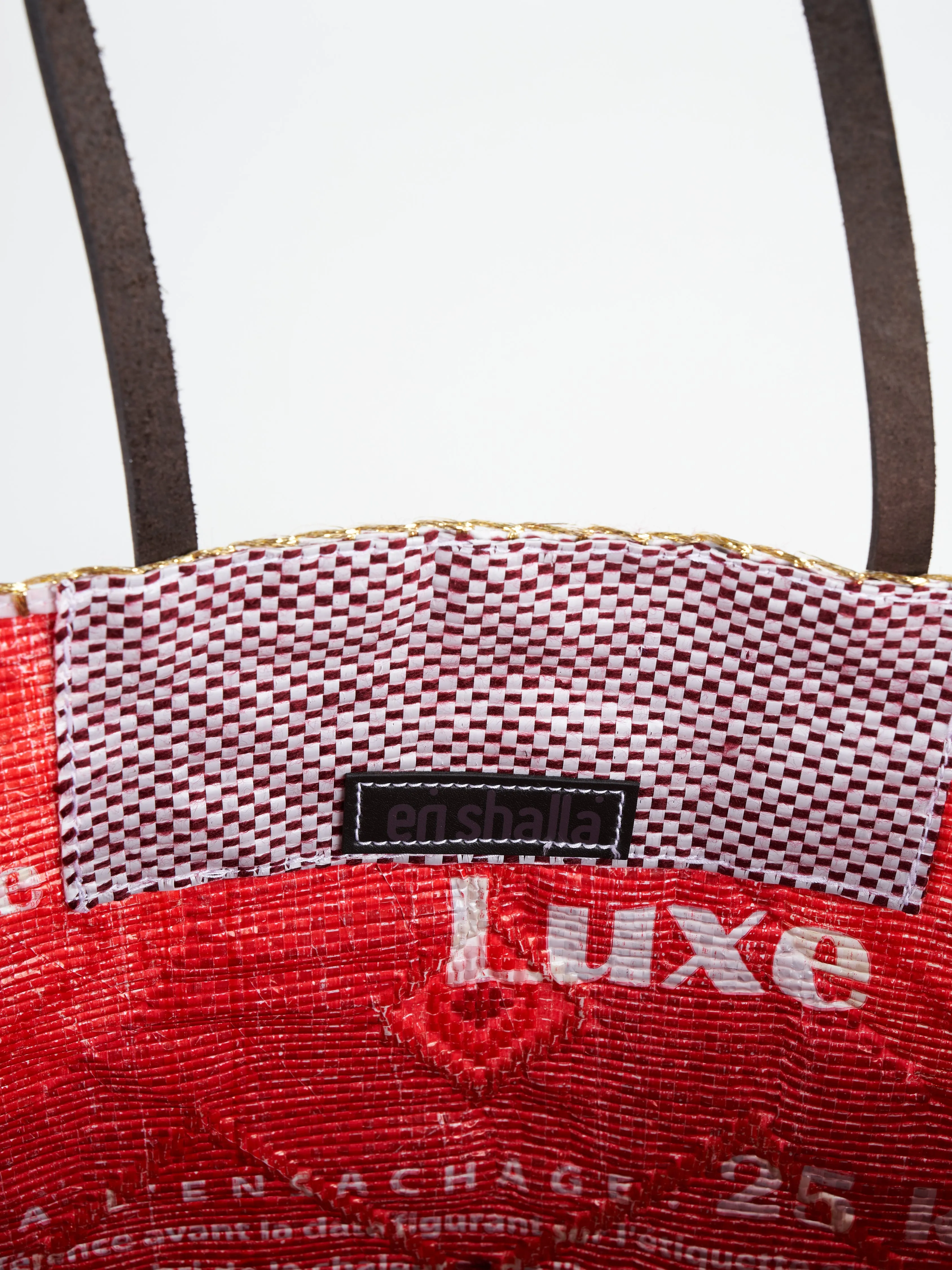 recycled bag - purple