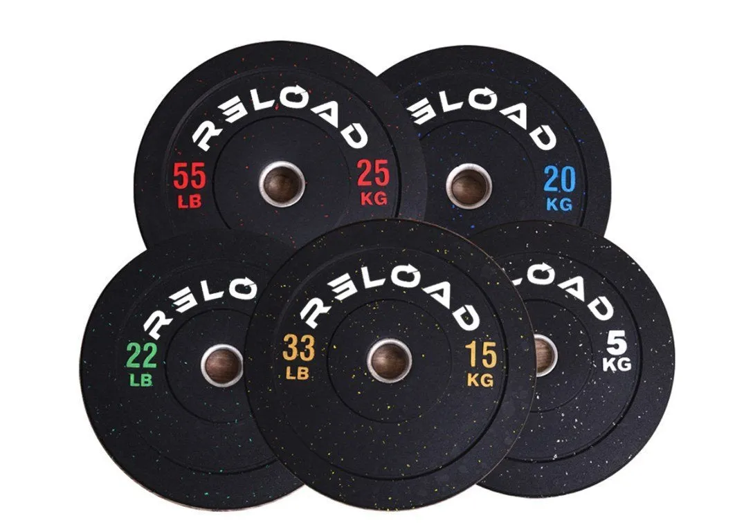 Reload Bumper Plate, Barbell & Squat Rack Package | 70kg