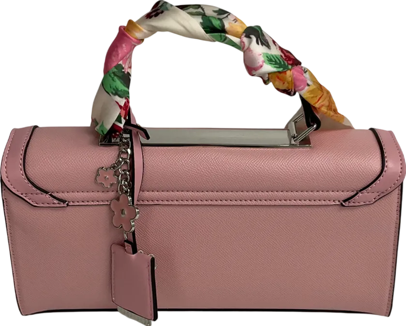 River Island Pink Faux Leather Mini Tote Cross Body Bag