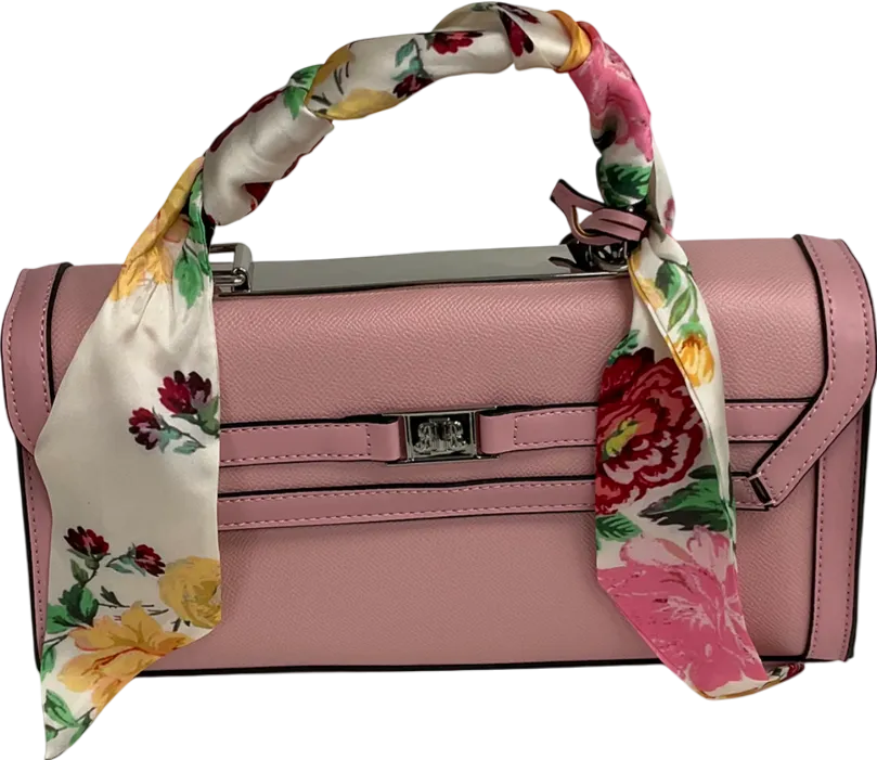 River Island Pink Faux Leather Mini Tote Cross Body Bag
