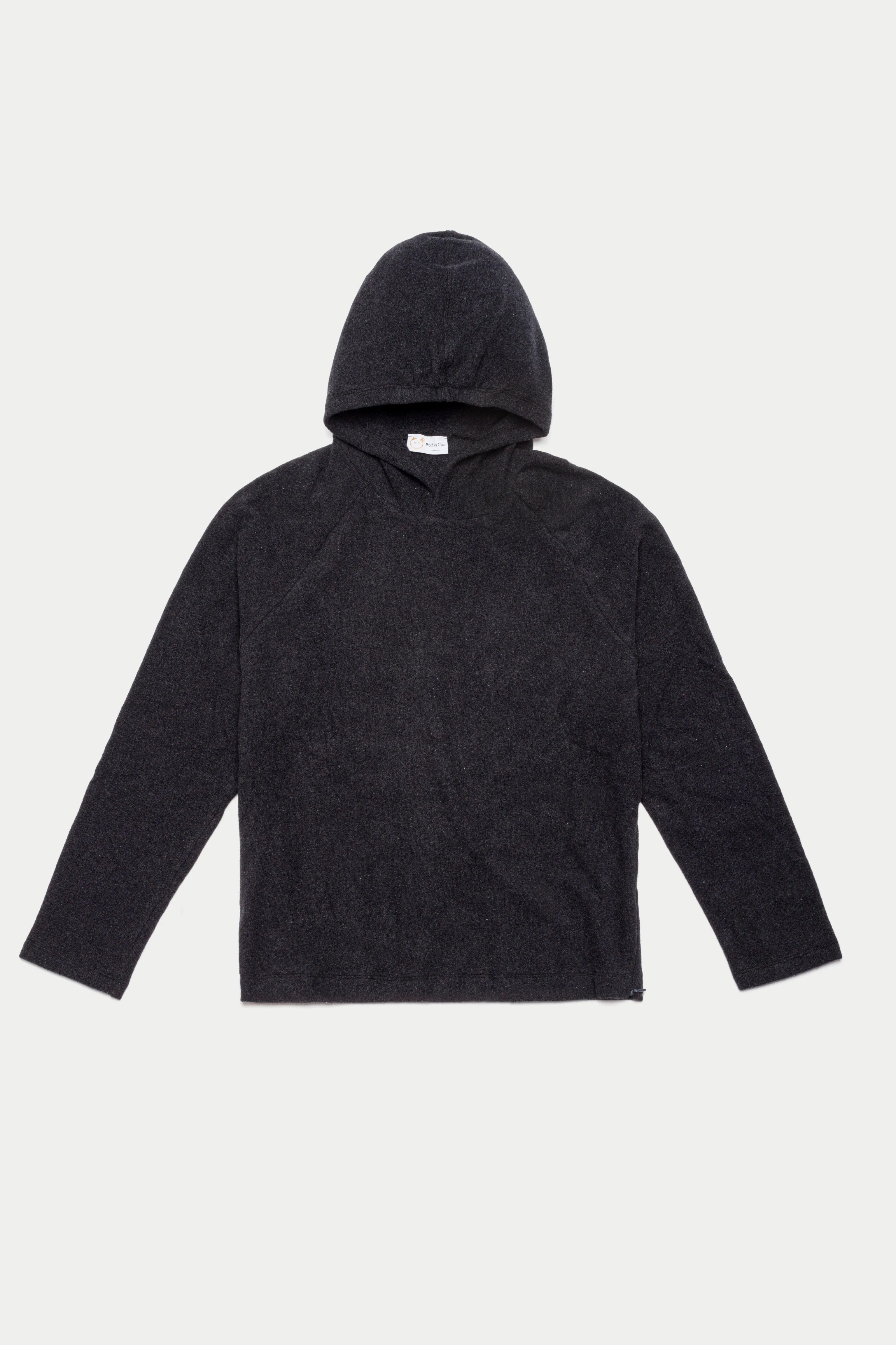 Rocco Brushed Cotton Hoodie Charcoal Grey