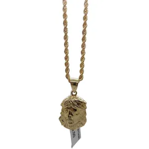 Rope Chain 2.5MM 10K With Italo en OR 10K MNG-150