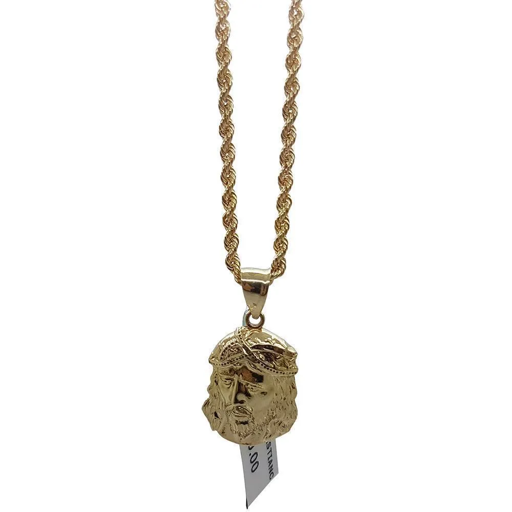 Rope Chain 2.5MM 10K With Italo en OR 10K MNG-150