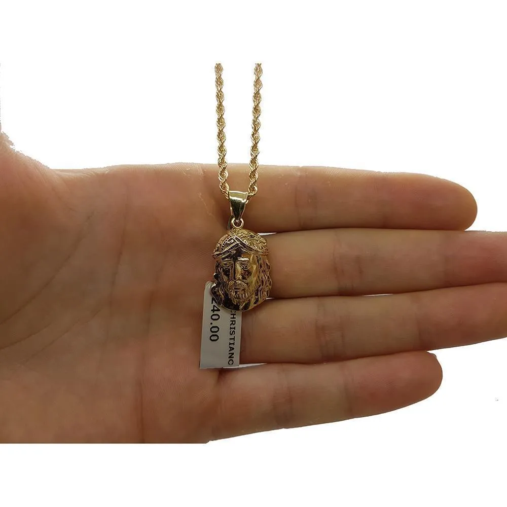 Rope Chain 2.5MM 10K With Italo en OR 10K MNG-150
