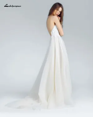 Roycebridal Simple sexy Bohemian Wedding Dresses