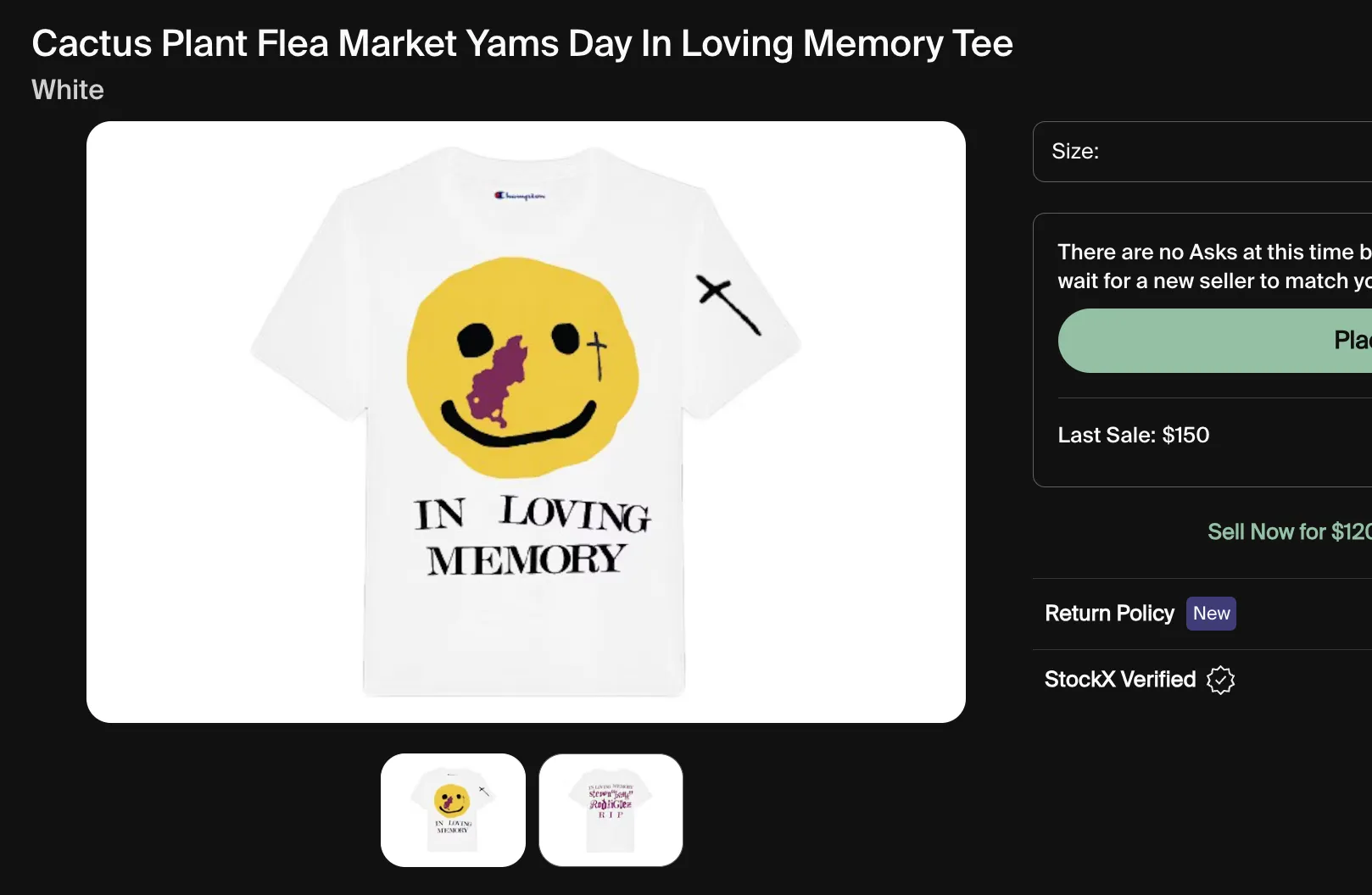 [S] CPFM x A$AP Yams Collab Tee
