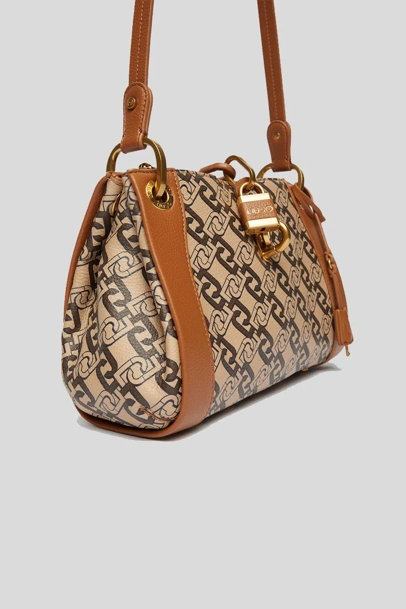 S Crossbody - Logo Chain Natural/Dee