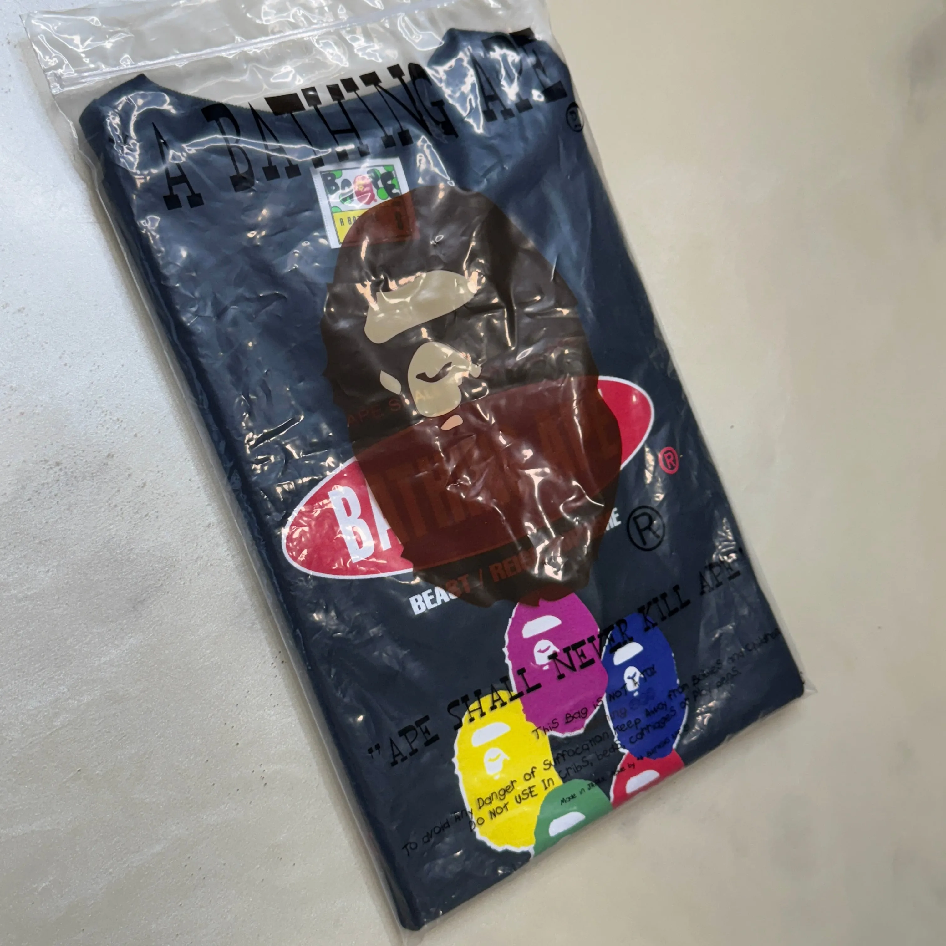 [S] DS Bape x STASH Collab Spray Paint Tee