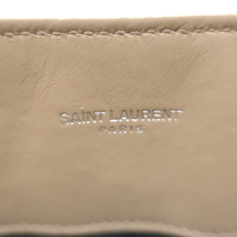 Saint Laurent LouLou Small Tote Beige Y Quilted Leather Crossbody