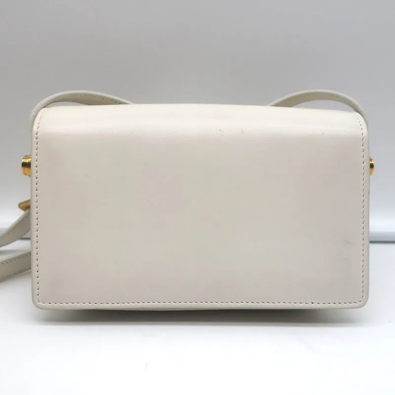 Saint Laurent Lulu Small Crossbody Bag Cream Leather