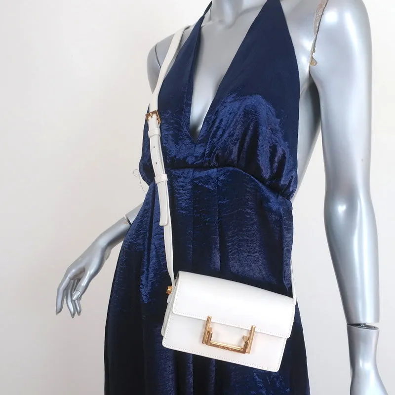 Saint Laurent Lulu Small Crossbody Bag Cream Leather