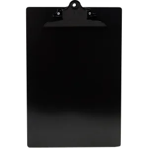Saunders Black Clip Aluminum Clipboard