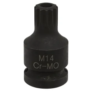 Sealey Brake Caliper Security Bit Socket M14 1/2" Drive