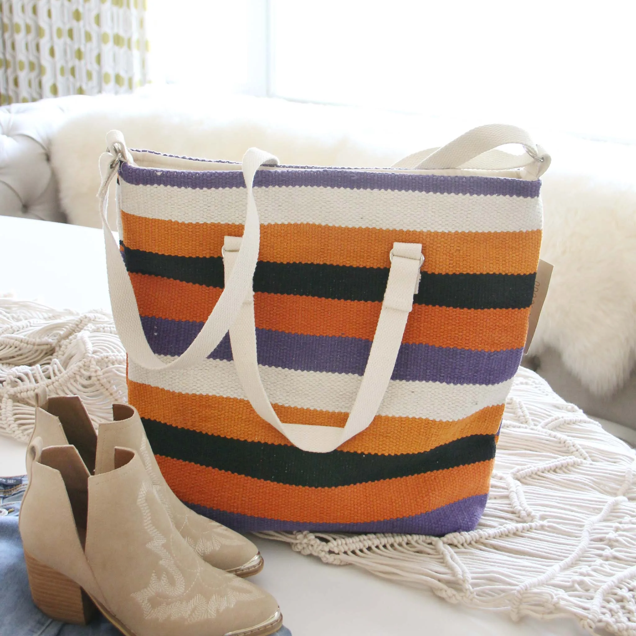 Serape Rose Tote