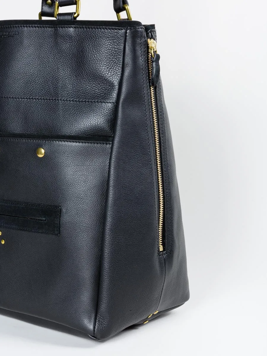 serge tote - black