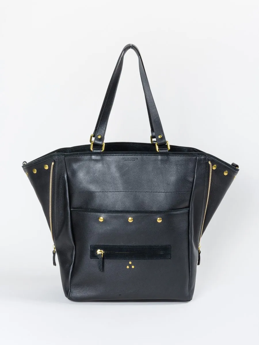 serge tote - black