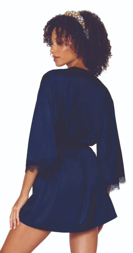 Sexy Eyelash 3-Piece Satin Robe Set