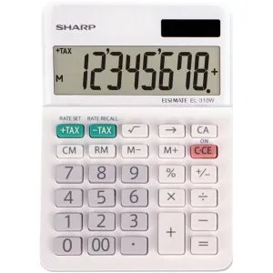 Sharp EL-310WB 8 Digit Professional Mini-Desktop Calculator