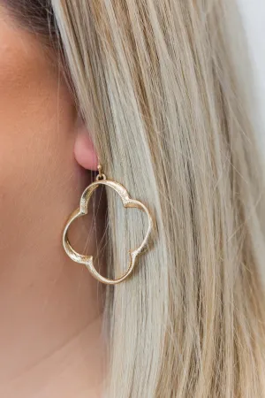Simple & Pretty Earring Set- Gold