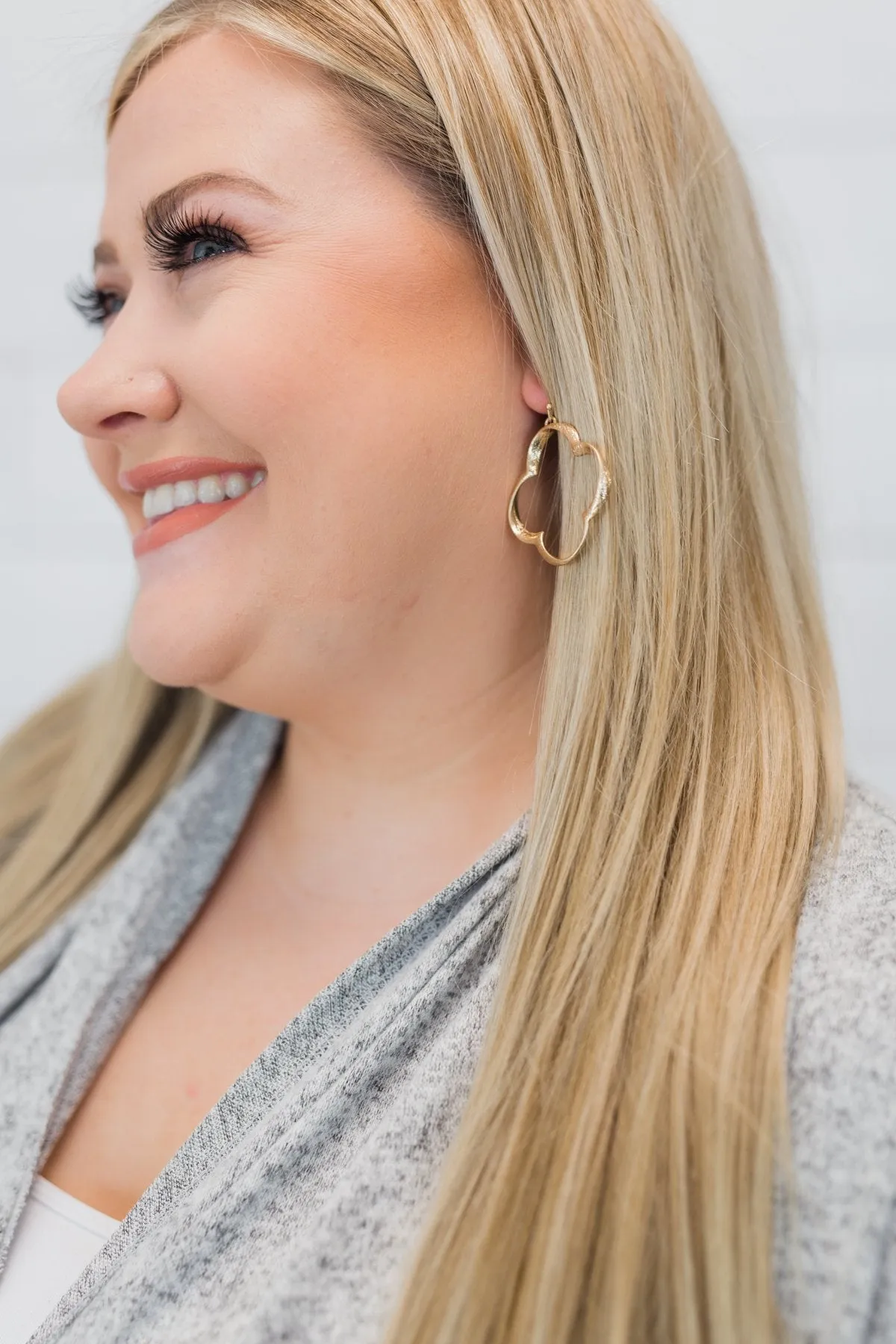 Simple & Pretty Earring Set- Gold