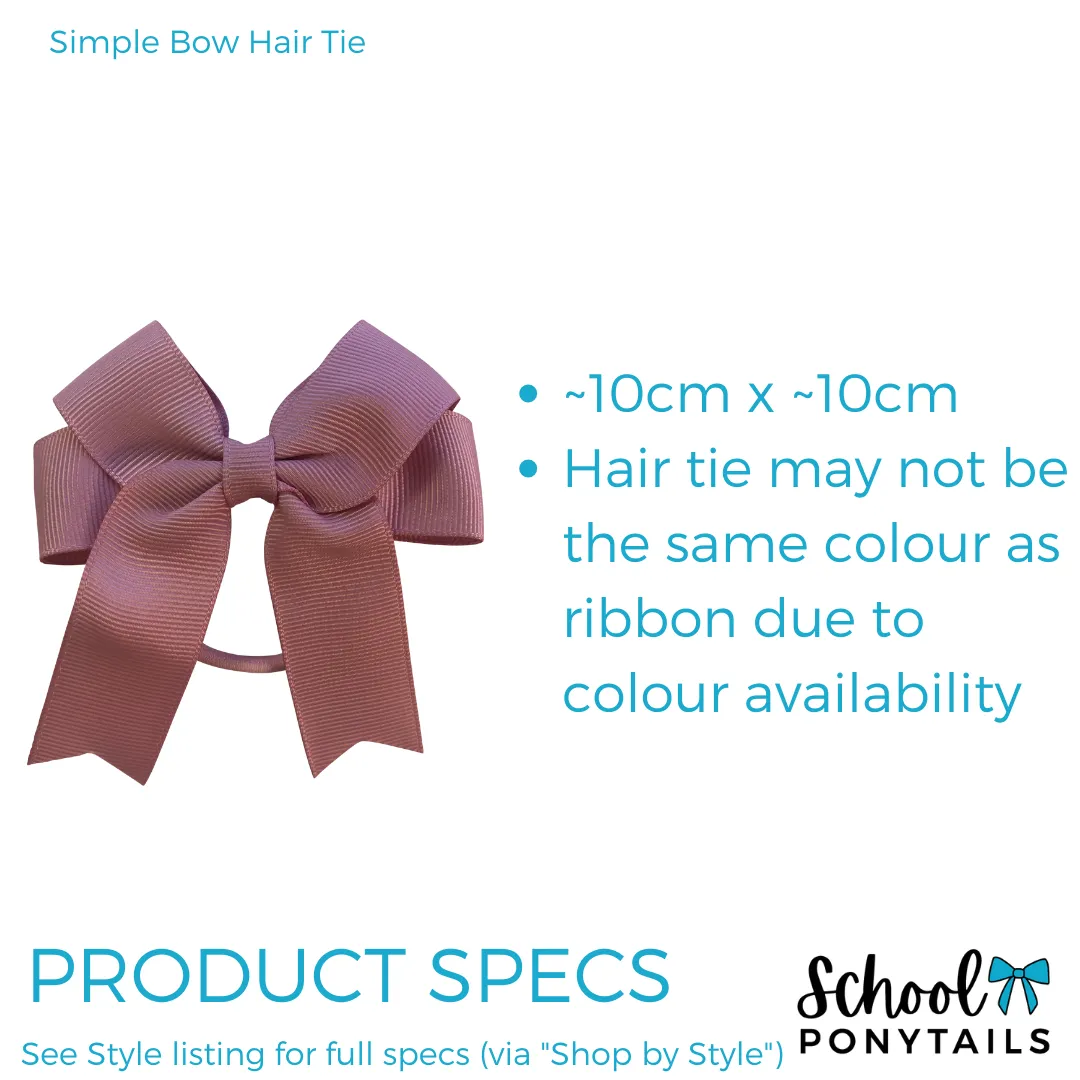 Simple Bow Hair Tie