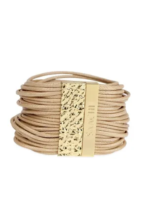 Simple Cord Leather Bracelet