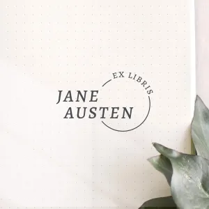 Simple Custom Book Stamp | Ex Libris