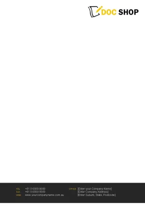 Simple Letterhead Template