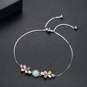 Simple Multi Color Stone Bracelet