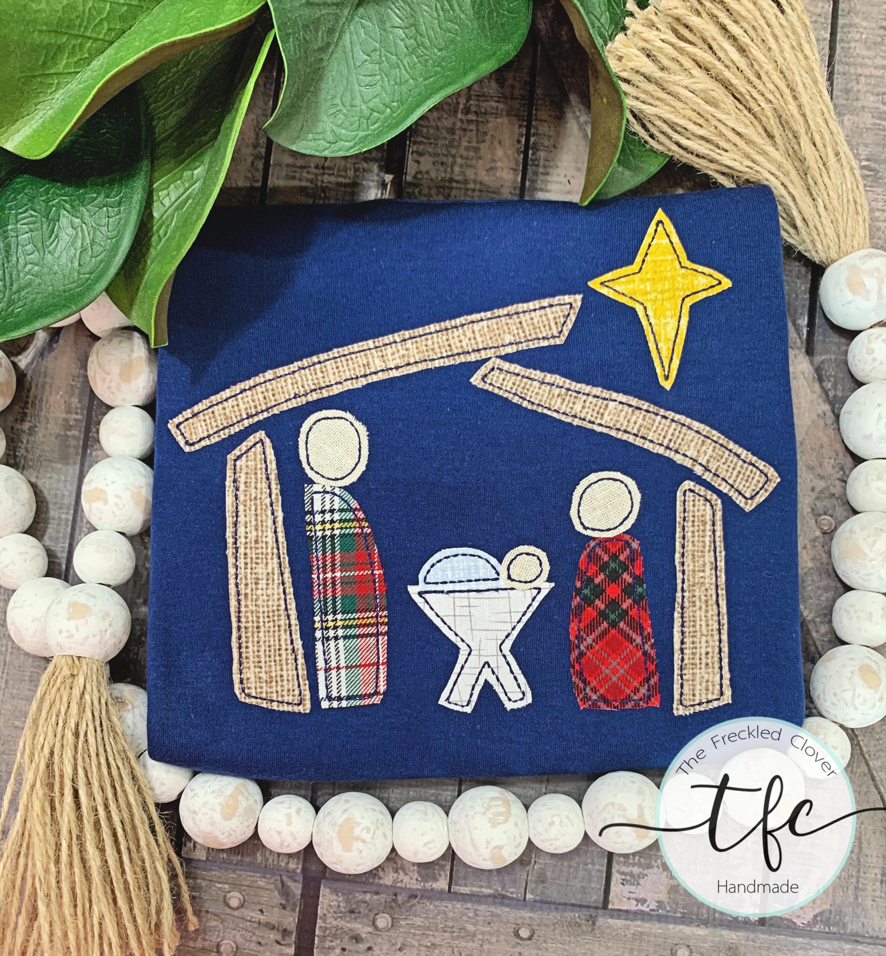 {Simple Nativity Scene} applique tee