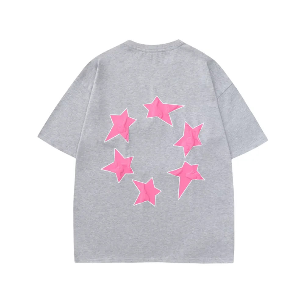 Simple Pentagram Graphic T-Shirt