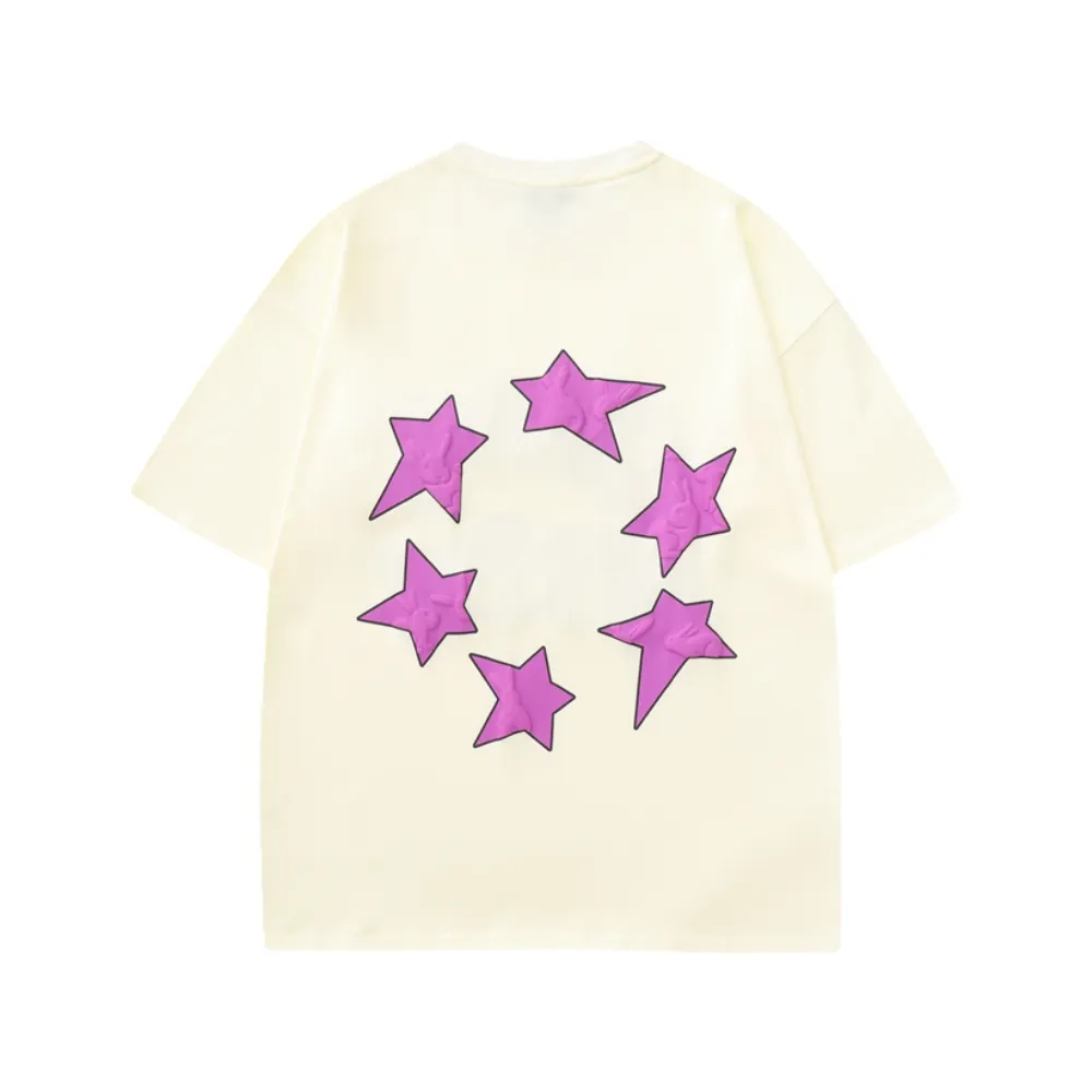 Simple Pentagram Graphic T-Shirt
