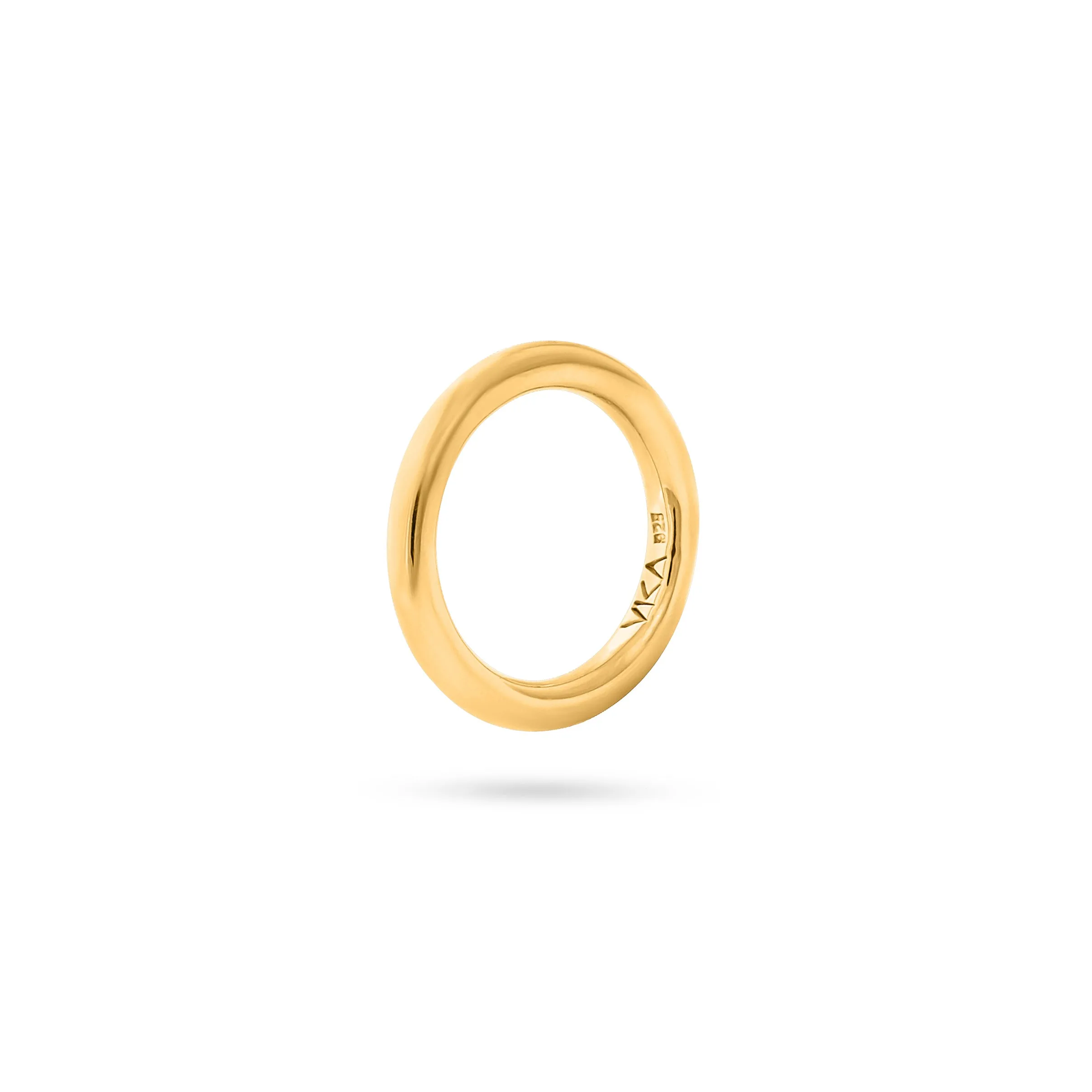 SIMPLE RING gold plated
