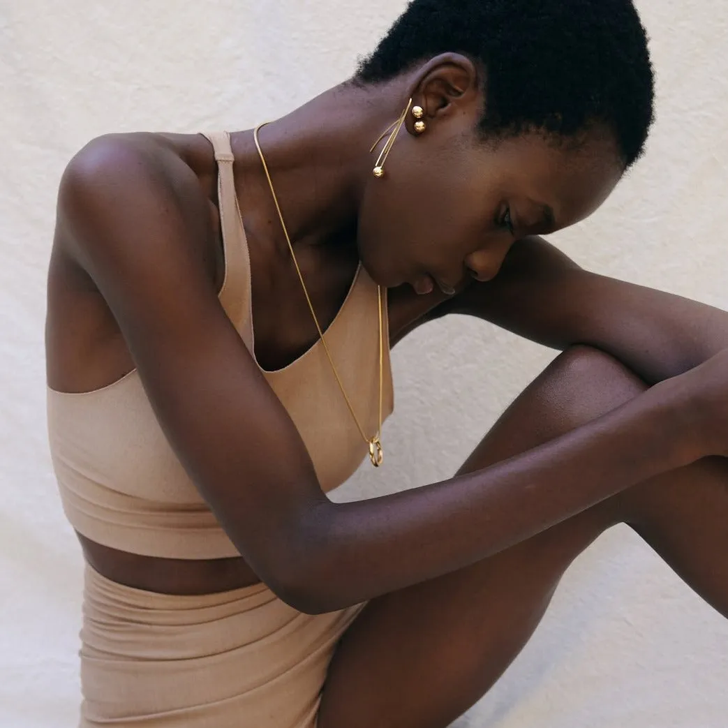 SIMPLE RING gold plated