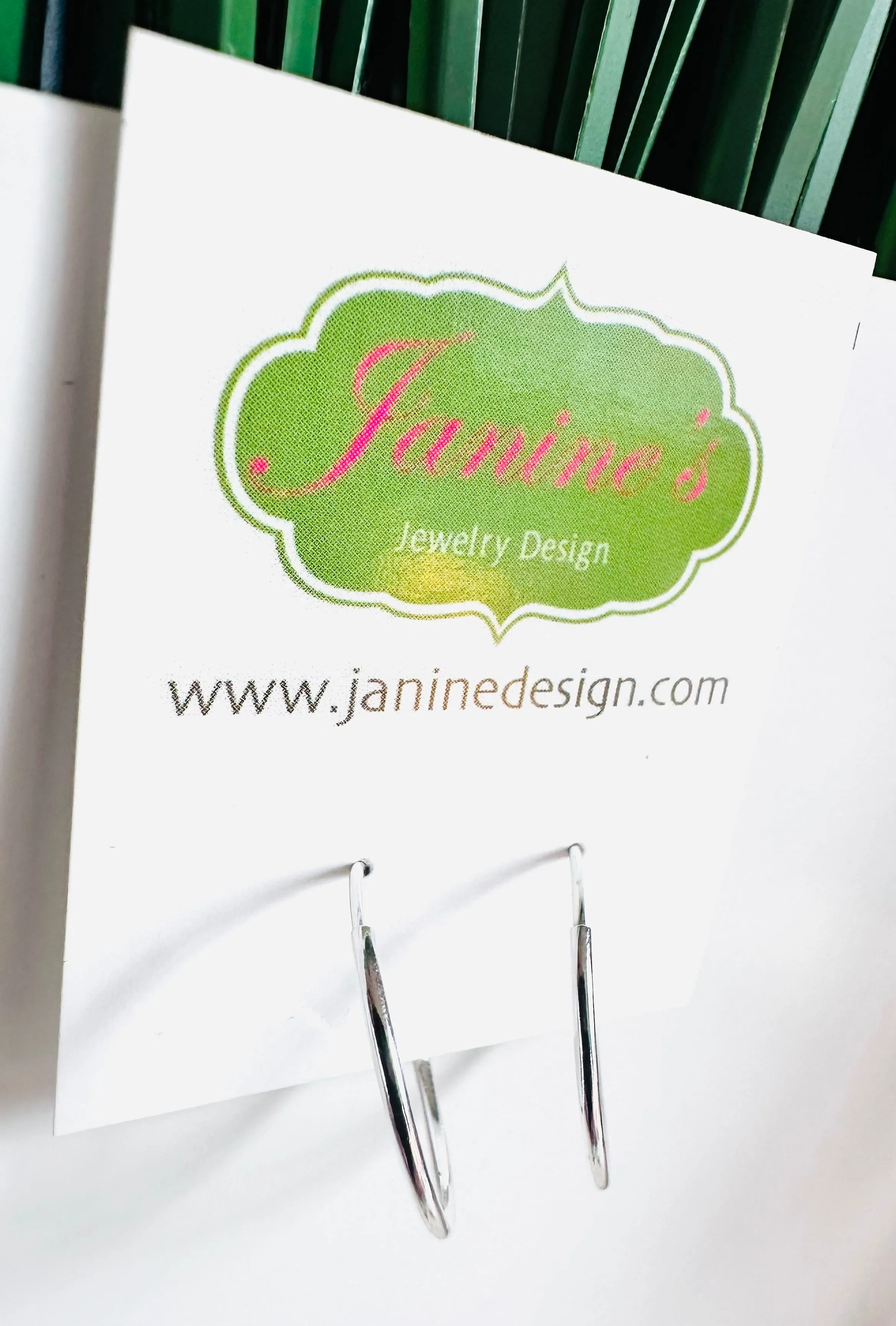 Simple Silver Hoops*