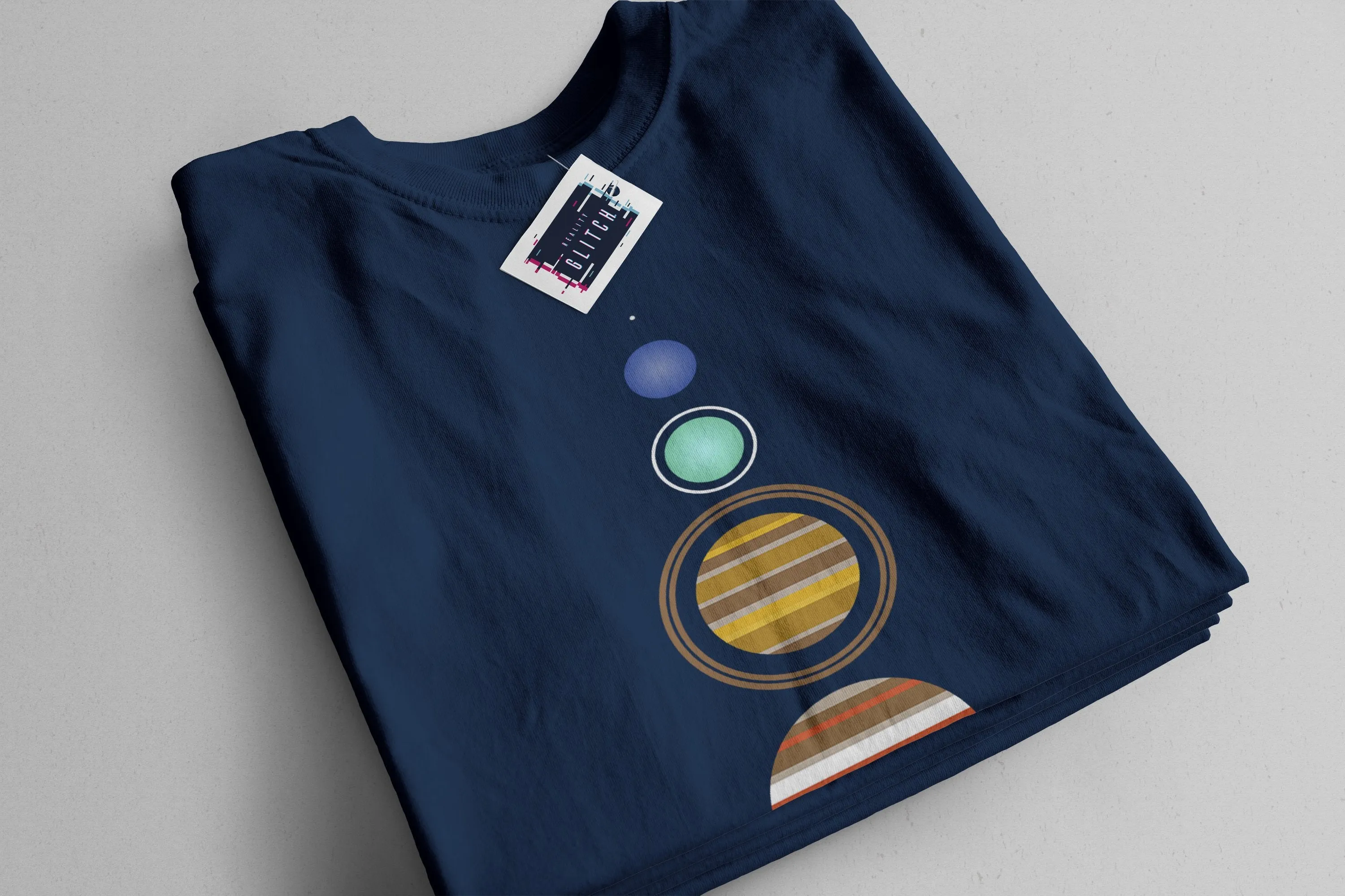 Simple Solar System Mens T-Shirt